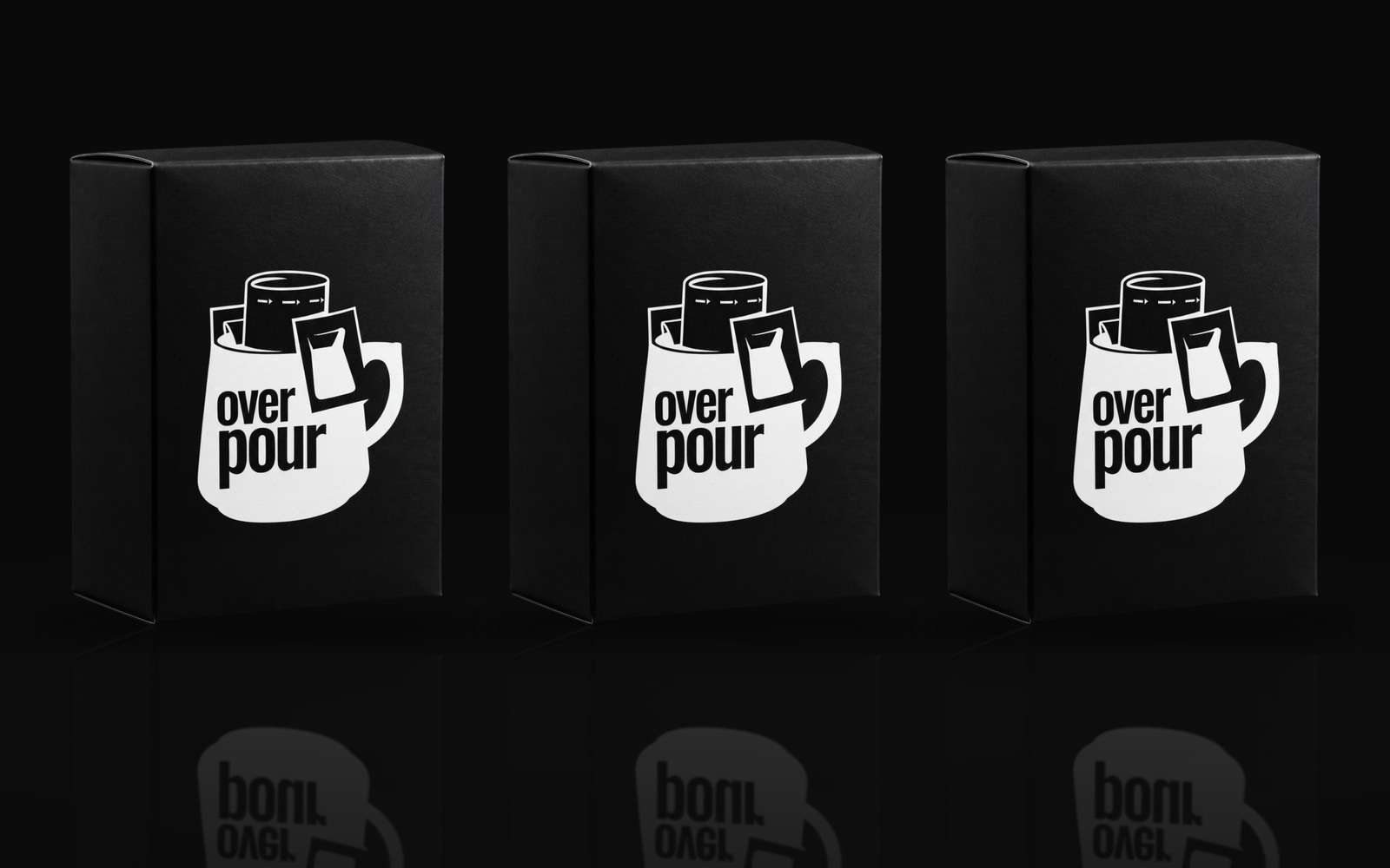 Three Overpour boxes